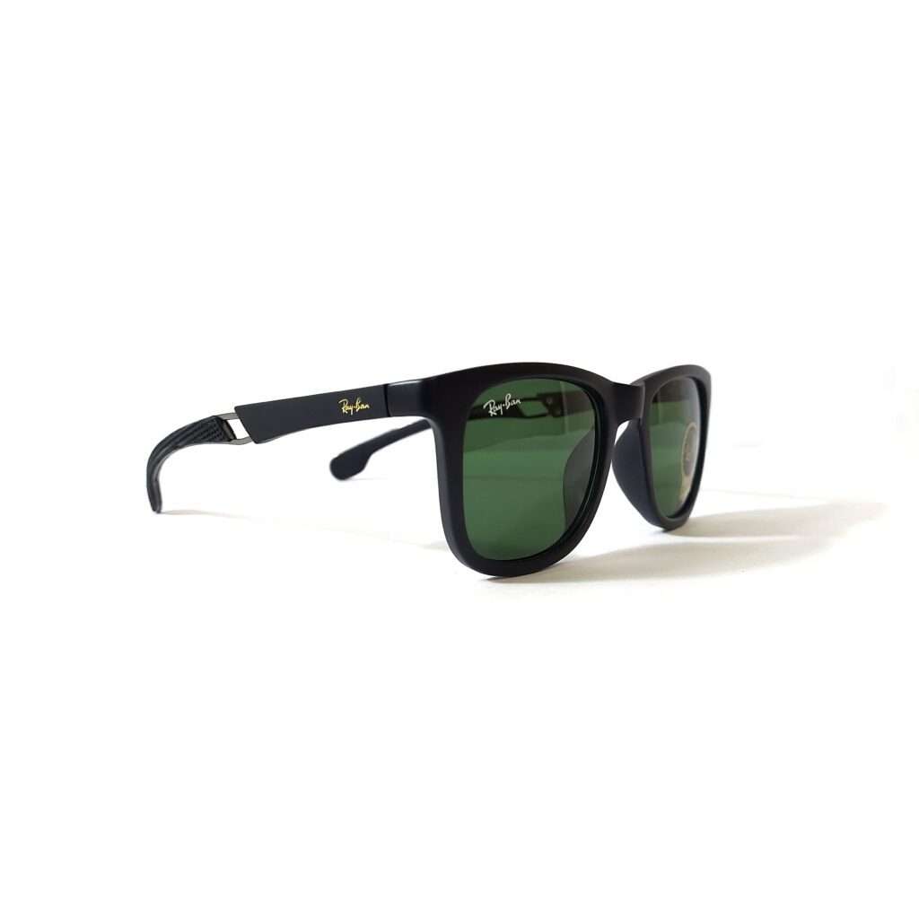 RayBan RB 8392 Sunglass Frame Matte Black, Lens Pure Bottle Green