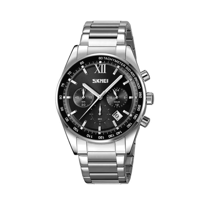 Premium SKMEI Men's Watch 9096 Dial Pad Black